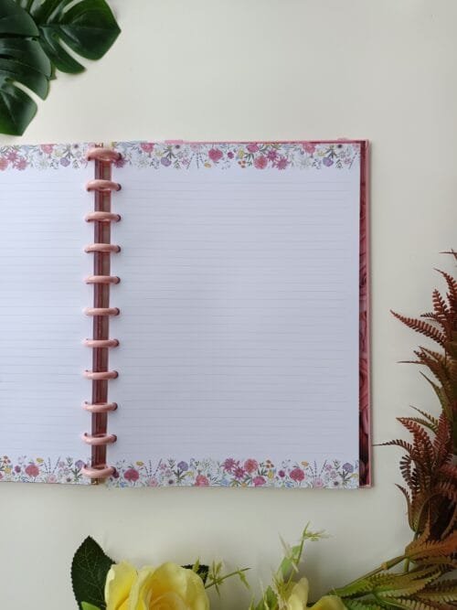 Caderno de Disco Universitário Flor de Rosa - Image 5
