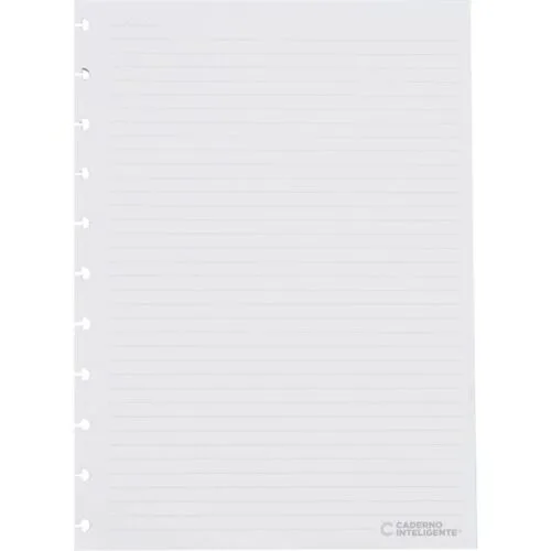 Papel pautado caderno inteligente