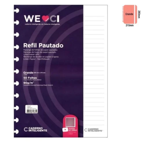 Refil Caderno Inteligente Grande