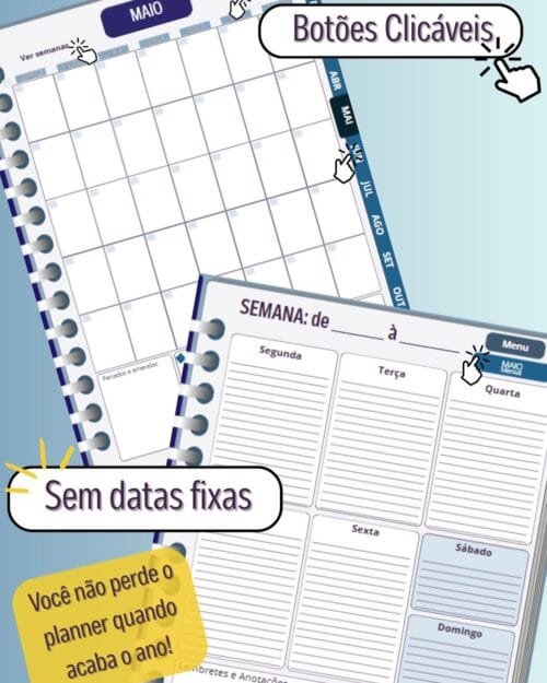 Planner Digital para Professores – Tema Azul - Image 5