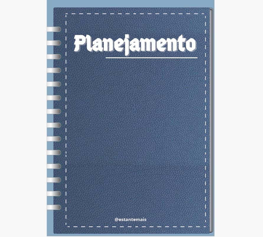 Planner Digital para Professores – Tema Azul
