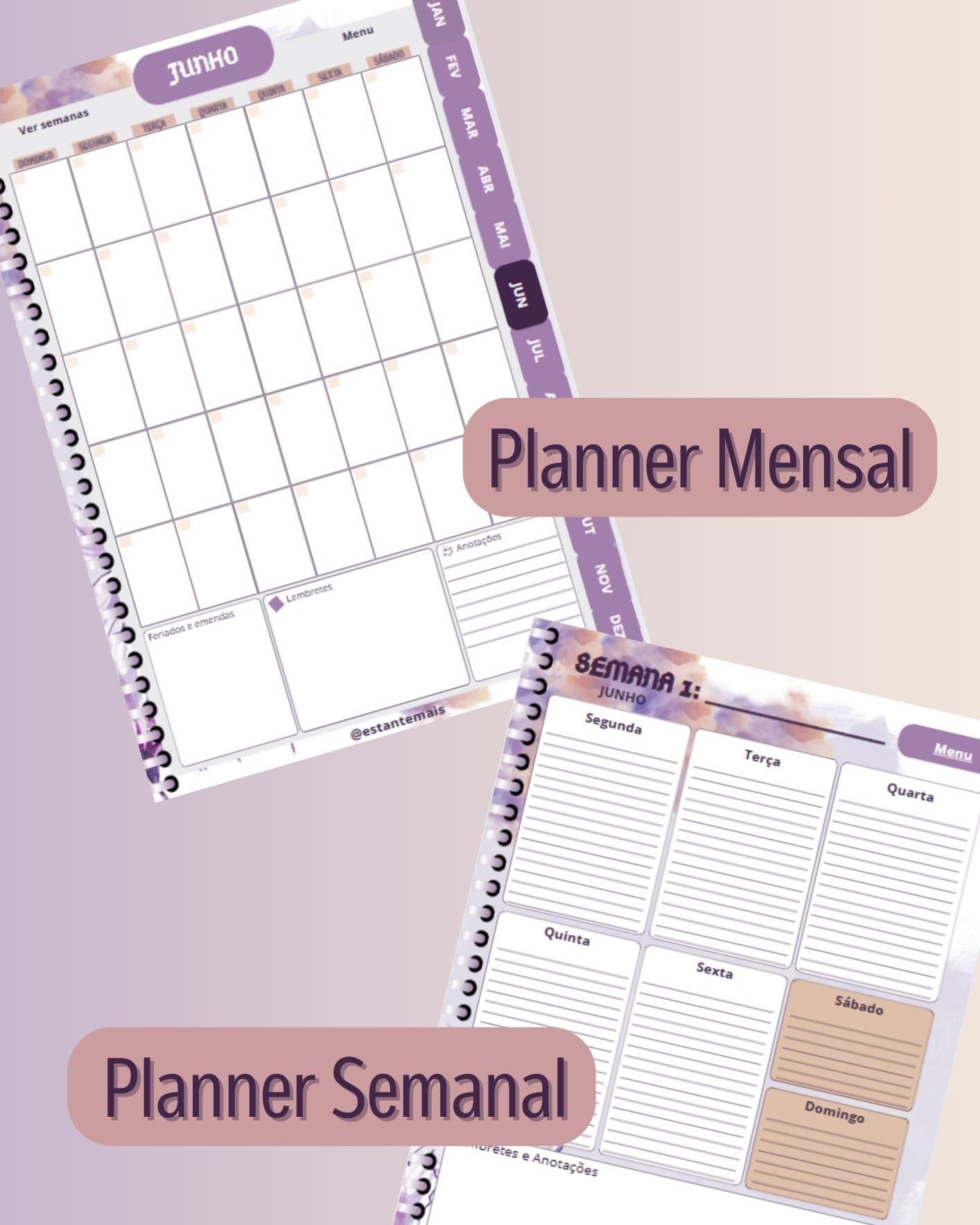 Planner Digital para Professores – Tema Floral - Image 2