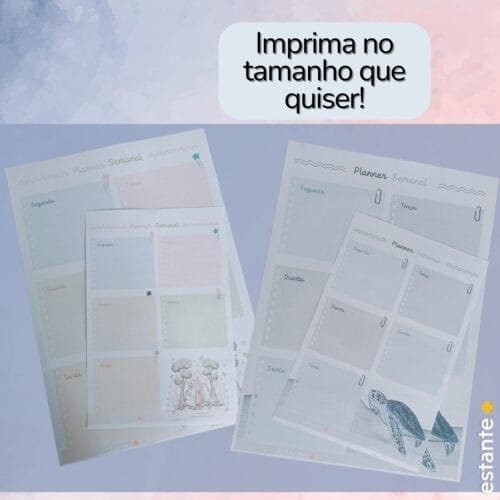 sugestão de tamanhos de impressão